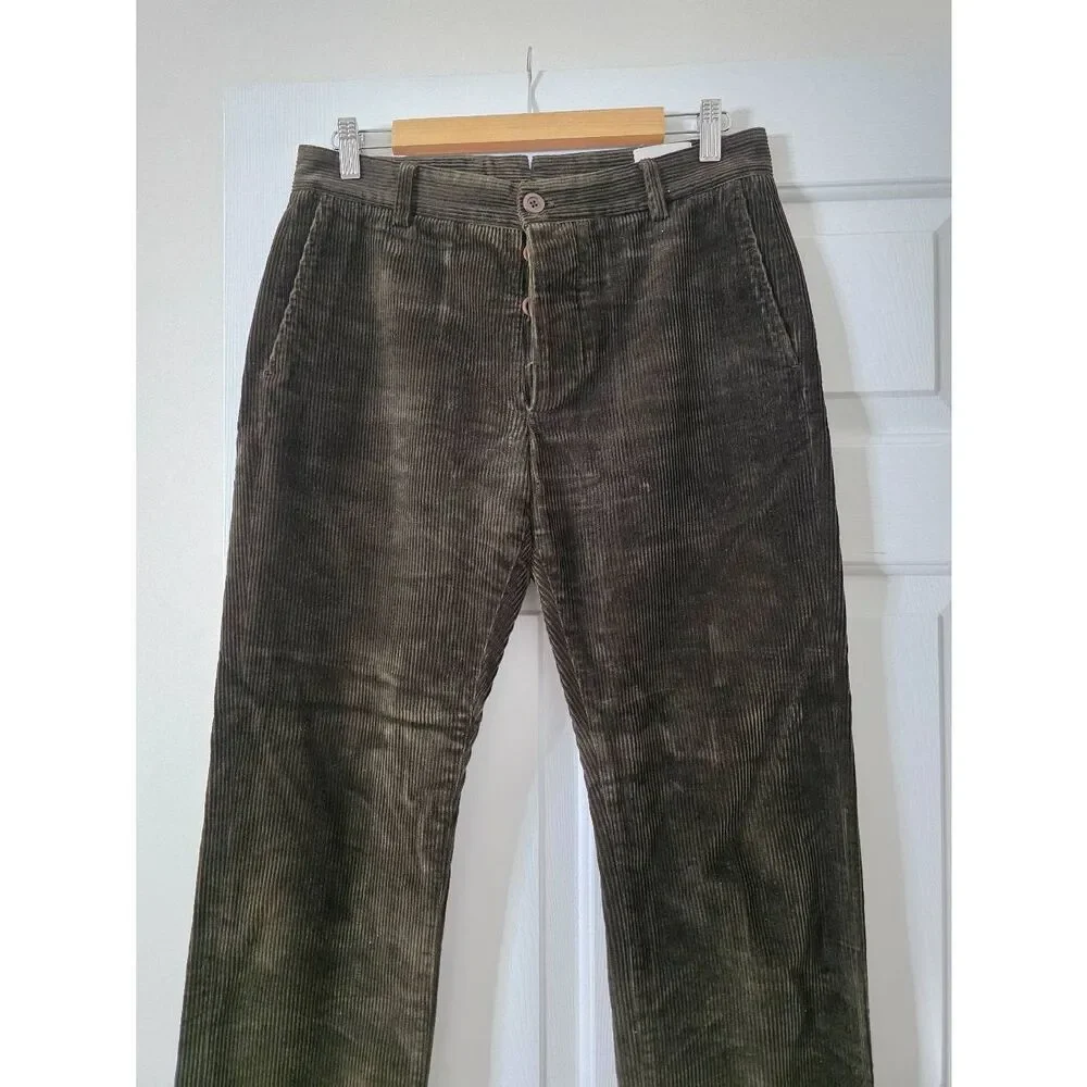 Sid Mashburn Field Pant Chocolate Corduroy 31/32 $295